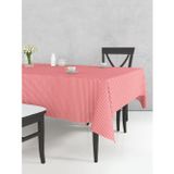 Tuable Pöti Kareli Masa Örtüsü Kırmızı 170X170Cm