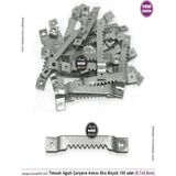 Tual Hobi Sanat Toptan Timsah Ağızlı Çerçeve Askısı Eko Büyük 100 Adet (5,7x0,8cm)