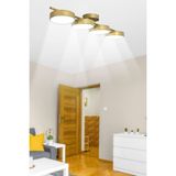 Tual Modern Salon Yatak Odası Giyinme Odası Mutfak Beyaz Işık Ledli Eskitme Renk 4 Lü LED Avize