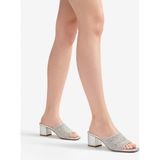 Tual Shoes Gold Ince Topuklu Kadın Sandalet – Bilekten Tokalı Açık Burun Abiye Ayakkabı - Sarı
