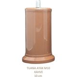 Tuana Ayak 10 cm Cıvatalı M10 Kahve