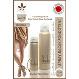 Tuana Kozmetik Air Stocking 2’li Set Sprey Bacak Fondöteni No:3 Bronze 120ml+30ml İpeksi ve Pürüzsüz Ten Görünümü