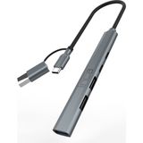 Tuba Toptaş Inca IUTP-06T USB 3.0 Type-C 3.1 Hub 1 x USB 3.0 +2 x USB+TYPE-C+PD100W 2.0 Alumınyum Kasa Çoklayıcı