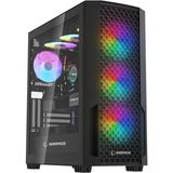 Tuba Toptaş Rampage Shelob Mesh Panel Tempered Camlı 4*argb Infınıty Fan+Hub Gaming Kasa