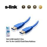 Tuba Toptaş S-Lınk SLX-U38 USB 3.0 (1.5 Metre) USB To USB Gold Kablo
