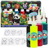 Tuban Tubi Jelly 6 Renk 3 Boyutlu Figürler Hayvanlar Animals Tu3326