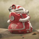 Tubbz Fallout Boxed Nuka Cola T-51 Lisanslı Cosplay Ördek Collectible Figür