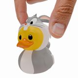 TUBBZ: Looney Tunes - Bugs Bunny Mini Lastik Ördek Koleksiyon Oyuncak 5 cm | Resmi Looney Tunes Merch - Küvet Ekranlı Mini Vinil Figür, Karikatür Simgesi, Fan Dekoru ve Yenilikçi Ördek Hediyesi