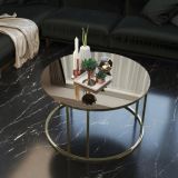 Tubihome Orta Sehpa, Gold Siyah