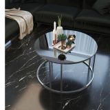 Tubihome Orta Sehpa, Gümüş Siyah