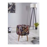 Tubihome Puf, Kuş Tüyü Desenli