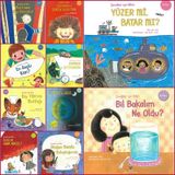 Tubitak Cocuklar İcin Populer Bilim (6+ Yas) 10 Kitap (Set-1)