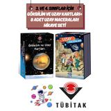 Tübitak Yayınları 3. ve 4. Sınıflar İçin - Gökbilim ve Uzay Kartları+Uzay Maceraları Hikaye (8 Adet) Seti