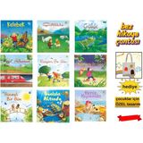 Tübitak Yayınları 3+ Yaş Doğa ve Günler Hikâye Seti (9 Kitap) | Bez Hikâye Çantası Hediyeli