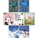 Tübitak Yayınları - Büyük Sorular Kitabım + Büyük Sorular Kitabım Hayvanlar + Nerede Bu Yiyecekler? + Nasıl Dünya Kaşifi Olunur + Yuvada + Bir Milyon Ne Kadar Büyük? + Bebekler Nereden Gelir – 7’li