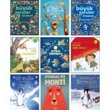 Tübitak Yayınları – Büyük Sorular Kitabım + Hayvanlar + Diş Fırçalama Günü + Kim Kıpırdadı + Uyku Zamanı + Bugün Hava Nasıl + Bir Milyon Ne Kadar Büyük + Utangaç Ayı Monti + Bebekler Nereden Gelir - 9