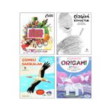 Tübitak Yayınları Çizgini Konuştur Süper Sanat Kitabı Çizmeli Harikalar Havada Origami Çocuklar Için Çizim Kitabı 4lü