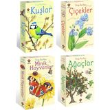 Tübitak Yayınları Doğa Kartları Ağaçlar Kuşlar Çiçekler Minik Hayvanlar Kolektif 9 - 12 Yaş için Bilim & Teknik Seti