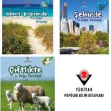 Tübitak Yayınları Doğa Yürüyüşü Serisi 3 Kitap 5+ Yaş