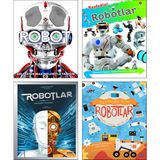 Tübitak Yayınları Robot Geleceğin Makineleriyle Tanışın + Keşfedin! Robotlar + Meraklısı Için Robotlar + Robotlar Geleceğe Yolculuk / 4 Kitap Set Çocuklar Için Robot Bilim ve Teknoloji Kitapları