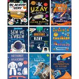 Tübitak Yayınları Şu Acayip Uzay + O Ünlü Patlama Hikayesi + Harika Uzay + Sen ve Evren + Görevimiz Uzay + Evrenin Tarihine Yolculuk + Astronot Akademisi + Genç Astronotun El Kitabı + Uzay Istasyonunda Yaşamak / 9lu