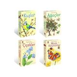 Tübitak Yayınları Tübitak Popüler Bilim Doğa Kartları Ağaçlar - Kuşlar - Çiçekler - Minik Hayvanlar (4 Kutu Set)
