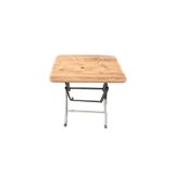 Tubix 60 X 90 Katlanır Masa 4 Gri Sandalye