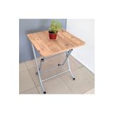 Tubix Katlanır Balkon Masası - 60*60 cm