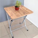 Tubix Katlanır Balkon Masası 60X60 cm - Çam - 60 x 60 cm