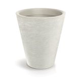 Tubra Round Uzun Plastik Saksı Kum