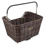 Tubus Carrier Systems GmbH Unisex – Yetişkin Sistem Sepeti Racktime Baskit Willow 2.0 Çocuk Koltuğu, Kahverengi, 43 x 31 x 24