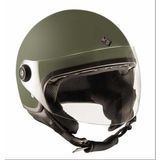 Tucano Urbano El Jettın Haki Açık Kask Yüksek Darbe Emilim Özellikli Polikarbonat Malzeme - XS