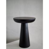 Tucas Home Mushroom Siyah 2 Yan Sehpa - 50 Cm Mantar Sehpa