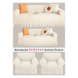 TUCHMALL bürümcük 3+2+1+1 koltuk örtüsü koltuk kılıfı ultra esnek tam kaplama