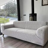 Tuchmall Jakarlı Koltuk Örtüsü , Kanepe Örtüsü ,Chester Örtüsü Koltuk Kılıfı 3 Kişilik Bir Adet - 185 x 230 cm - Taş Rengi