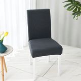 Tuchmall Sandalye Kılıfı, Sandalye Örtüsü Yıkanabilir Lastikli ve Esnek 1 Adet - 35 x 50 cm - Antrasit