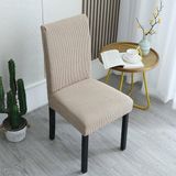 Tuchmall Sandalye Kılıfı, Sandalye Örtüsü Yıkanabilir Lastikli ve Esnek 1 Adet - 35 x 50 cm - Vizon