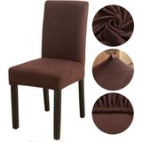 Tuchmall Sandalye Örtüsü Yüksek Kaliteli ve Esnek Yıkanabilir Sandalye Kılıfı Likralı 6 Adet - 35 x 50 cm - Kahve