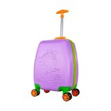 Tucklebery Renkli Ve Desenli Çocuk Valizi, Tucklebery Kids Hafif Ve Eğlenceli Valiz Mor Mor