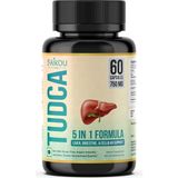 Tudca With Milk Thistle 750MG - 5 In 1 Formula - 60 Servings