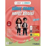 Tudem 1. Sınıf 2. Dönem Süreç Odaklı Hayat Bilgisi Tudem Yayınları