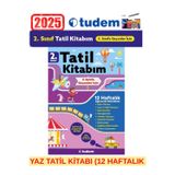 Tudem 2.Sınıf (2.Sınıftan 3.Sınıfa Geçenler İçin)12 Haftalık Etkinlikli Yaz Tatil Kitabı+Kalem