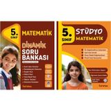 Tudem 2025 5. Sınıf Matematik Stüdyo + Dinamik Soru Bankası Seti 2 Kitap Yeni Müfredat