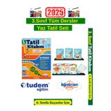 Tudem 3.Sınıf 12 Hafta Yaz Tatil Kitabı+Öğretmen Evde 3.Sınıf Yaz Tatil Seti+Android Kalem