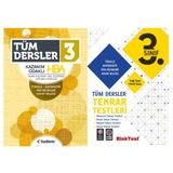 Tudem 3. Sınıf Tüm Dersler Kazanım Odaklı HBA - Tüm Dersler Tekrar Testleri