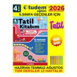 Tudem 4. Sınıf Tatil Kitabım 12 Hafta Kurs Seti 5.Sınıfa Geçenler İçin Yaz Tatili Çalışma Kitabı