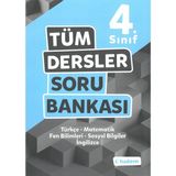 Tudem 4. Sınıf Tüm Dersler Soru Bankası Ciltli Kitap Türkçe İçerik ile Sınav Hazırlığı