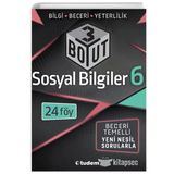 Tudem 6. Sınıf Sosyal Bilgiler 3 Boyut Yeni Nesil Sorularla Soru Bankası.