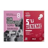 Tudem 8. Sınıf Tüm Dersler Sayısal Beceri Temelli Soru Bankası Ve Ünlü 5 Li Deneme Seti 2 Kitap