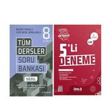 Tudem 8. Sınıf Tüm Dersler Sözel Beceri Temelli Soru Bankası Ve Ünlü 5 Li Deneme Seti 2 Kitap